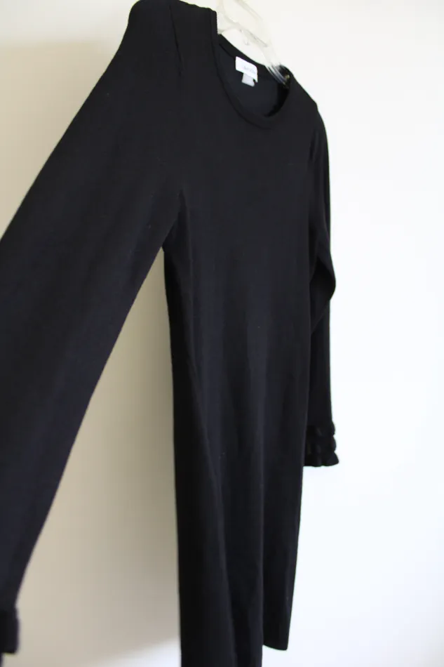 NEW Calvin Klein Black Sweater Dress S Calvin Klein Rings