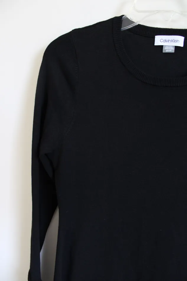 NEW Calvin Klein Black Sweater Dress S Calvin Klein Rings