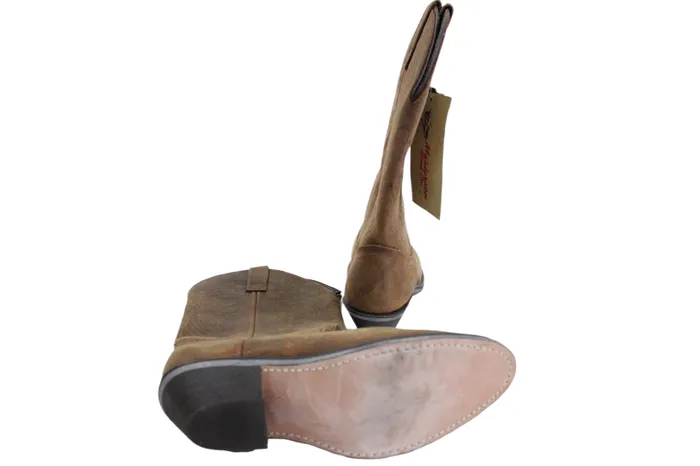 NEW Masterson Boot Co Brown Genuine Leather Cowgirl Boot Size 65 Masterson Boot Co Earrings