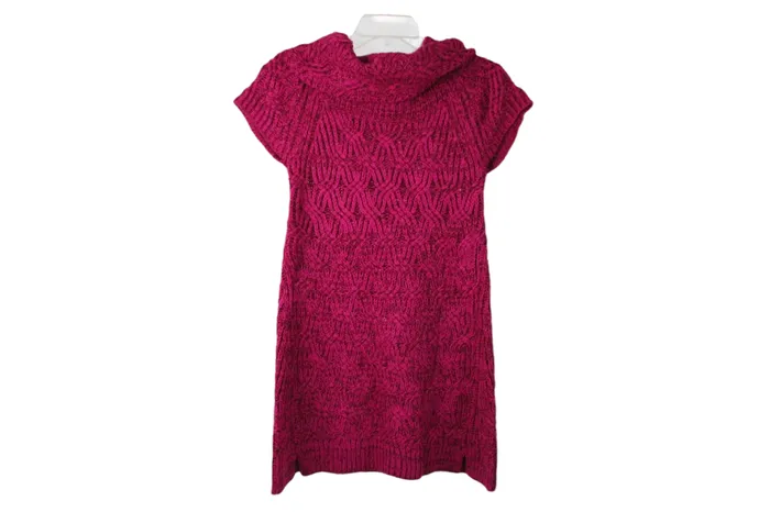 NEW Worthington Pink Sweater Dress S Worthington Earrings