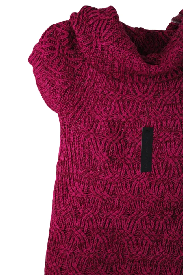 NEW Worthington Pink Sweater Dress S Worthington Earrings