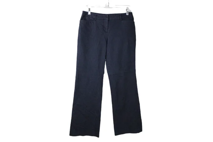 New York Company Stretch Chambray Pant 6 New York Company Earrings
