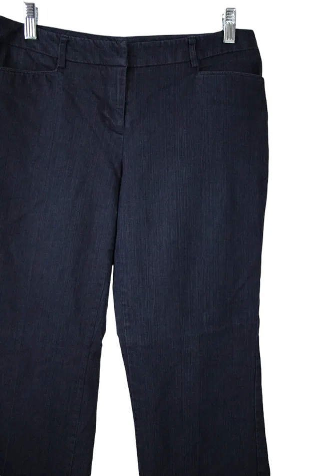 New York Company Stretch Chambray Pant 6 New York Company Earrings