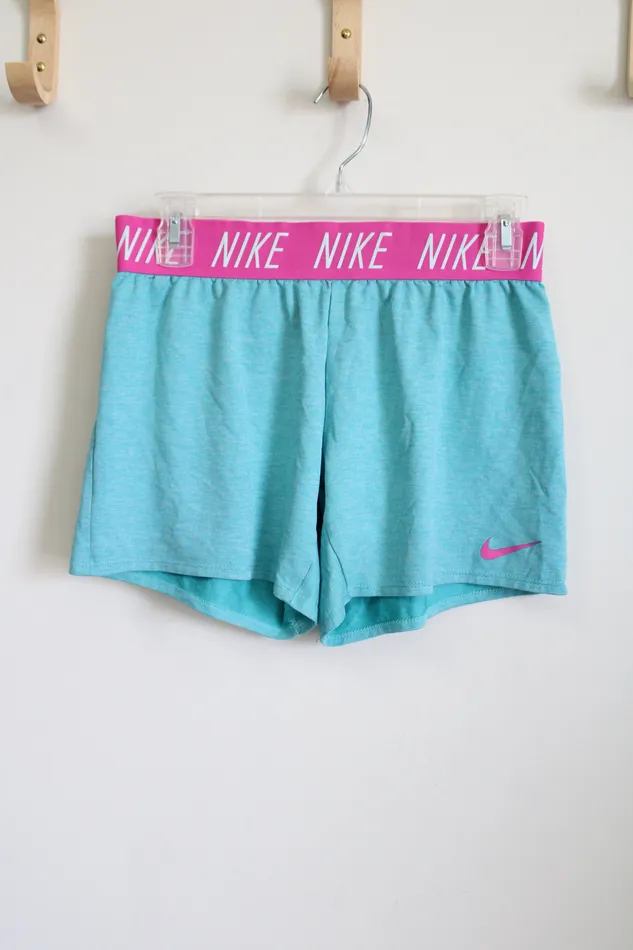 Nike DriFit Blue Pink Shorts Youth XL 182 Nike Rings
