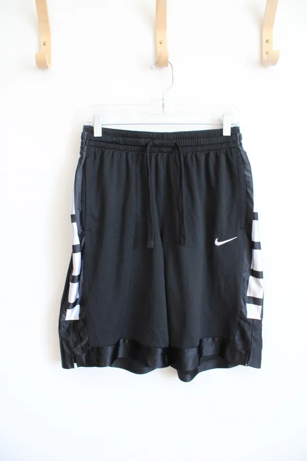Nike Rings Nike Black White Athletic Shorts L