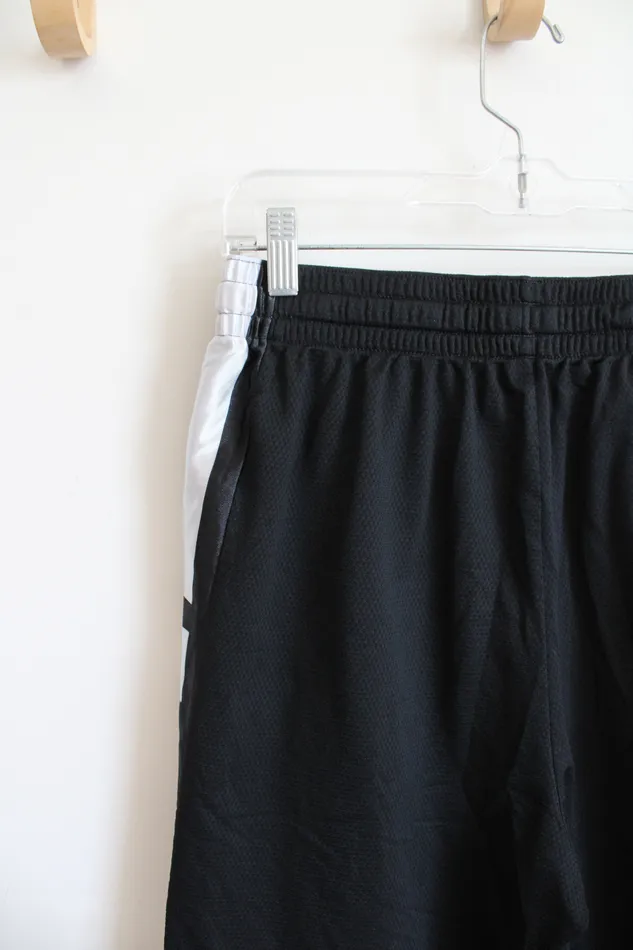 Nike Rings Nike Black White Athletic Shorts L