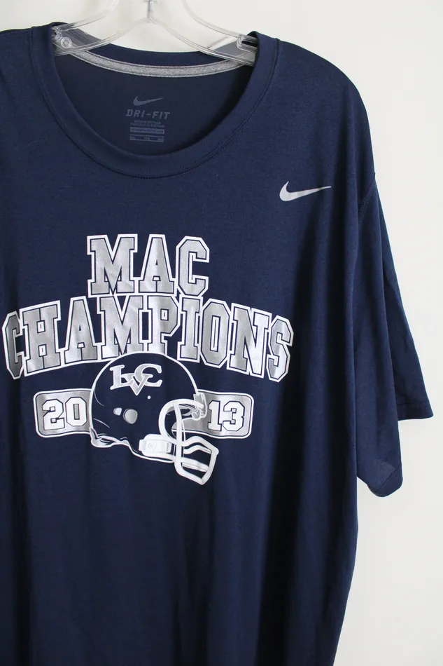 Nike Rings Nike DriFit Blue LVC MAC Champions Blue Shirt XXL