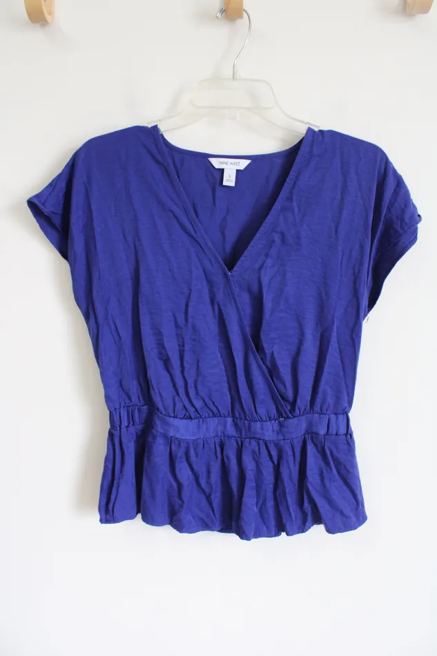 Nine West Nine West Blue Wrap Flare Top S Rings