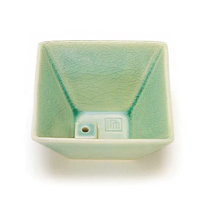 Nippon Kodo Earrings Square Ceramic Incense Bowl