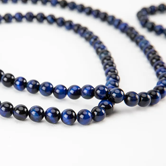 Nirvana Mala Bracelets Blue Tiger Eye Mala and Bracelet