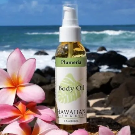NORTHSHORESOAP Earrings Hawaiian Bath Body Plumeria Oil 2oz Spray