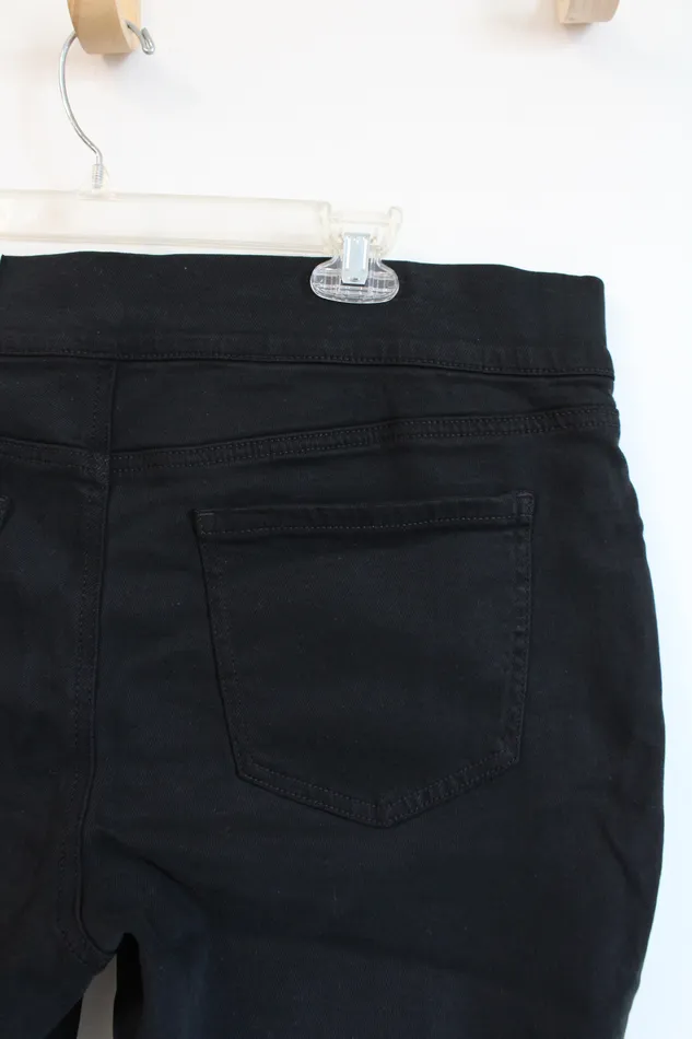 NYDJ Earrings NEW NYDJ Black Pull On LiftXTuck 13 Roll Cuff Shorts