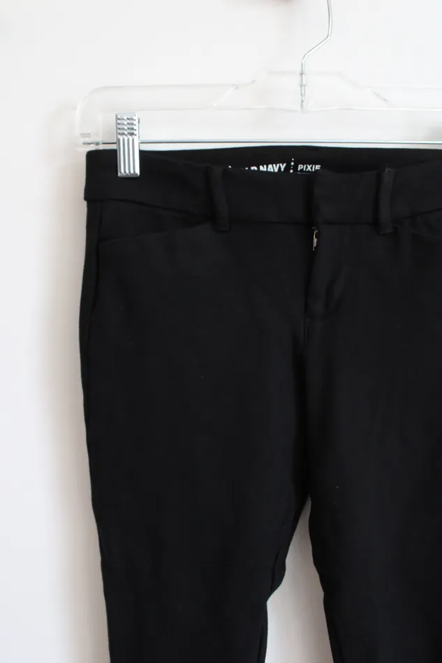 Old Navy Earrings Old Navy Black Pixie BuiltInSculpt Stretchy Pants 0