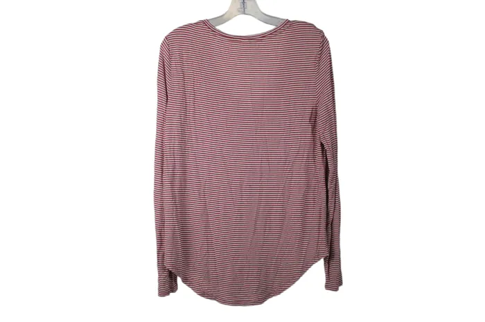 Old Navy Earrings Old Navy Luxe Pink Striped Shirt L