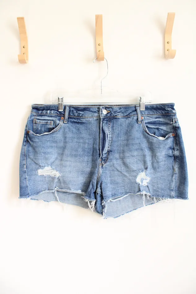 Old Navy High Rise OG Straight Distressed Shorts 20 Old Navy Earrings