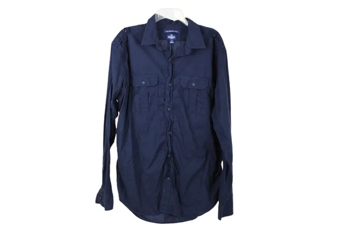 Old Navy Slim Fit Navy Button Down XL Old Navy Earrings