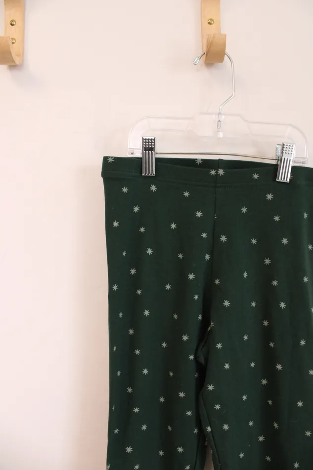 Old Old Navy Green Star Leggings XL 1416 Earrings