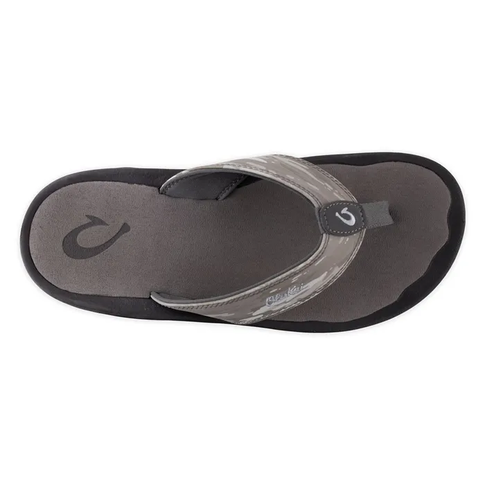 OLUKAI OluKai Mens Ohana Pai Sandals Pavement Wai Camo Color Rings