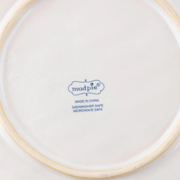 Oval Stoneware Dinner Plate MUDPIE Rings