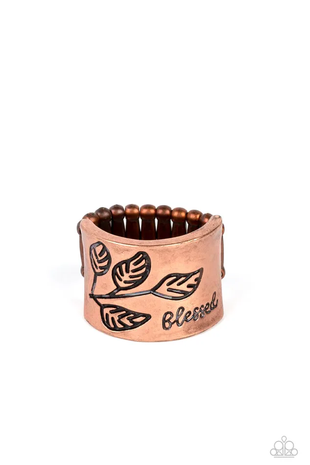 Paparazzi Accessories Blessed with Bling Copper Necklaces