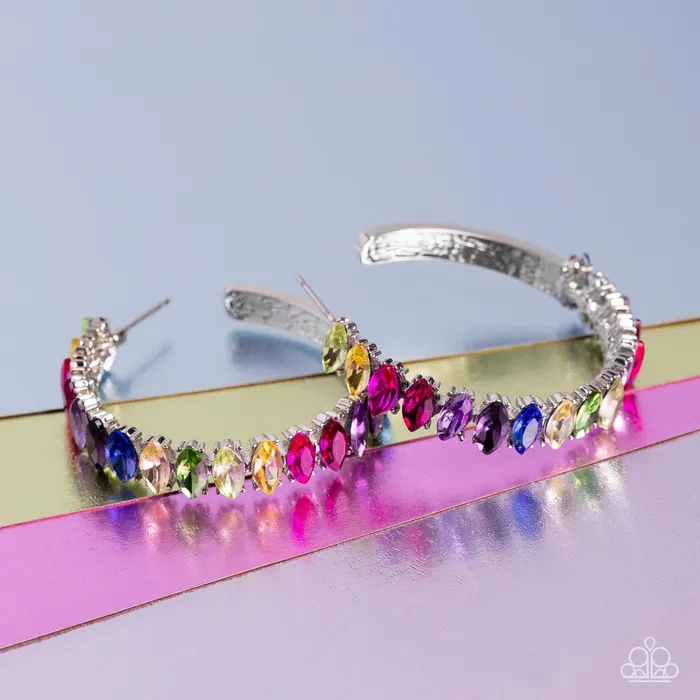 Paparazzi Accessories Earrings Rainbow Range Multi