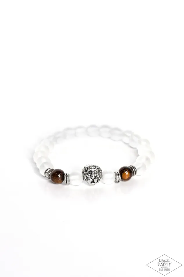 Paparazzi Accessories Earrings The Lions Share Brown