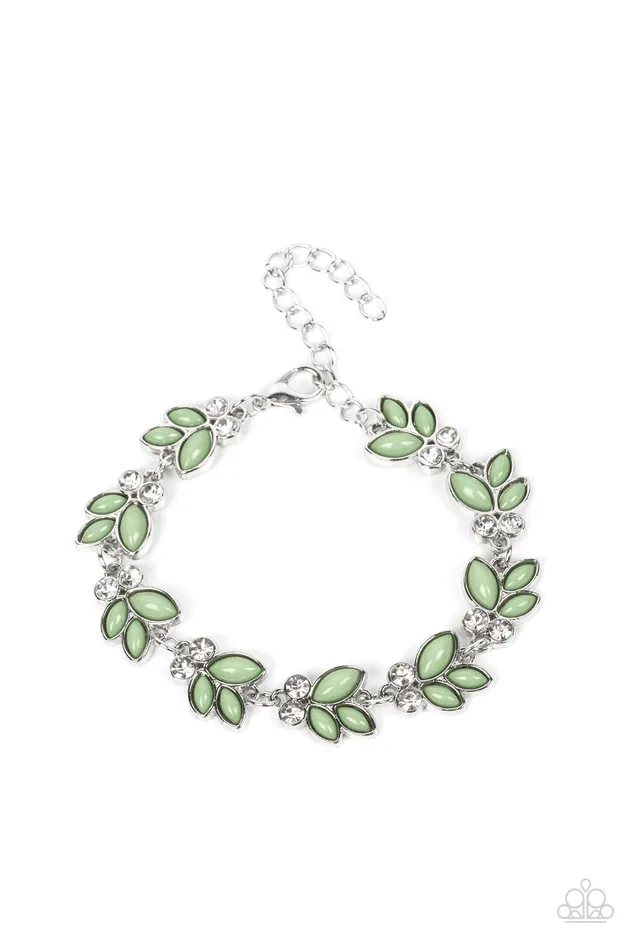 Paparazzi Accessories Earrings Vineyard Variety Green