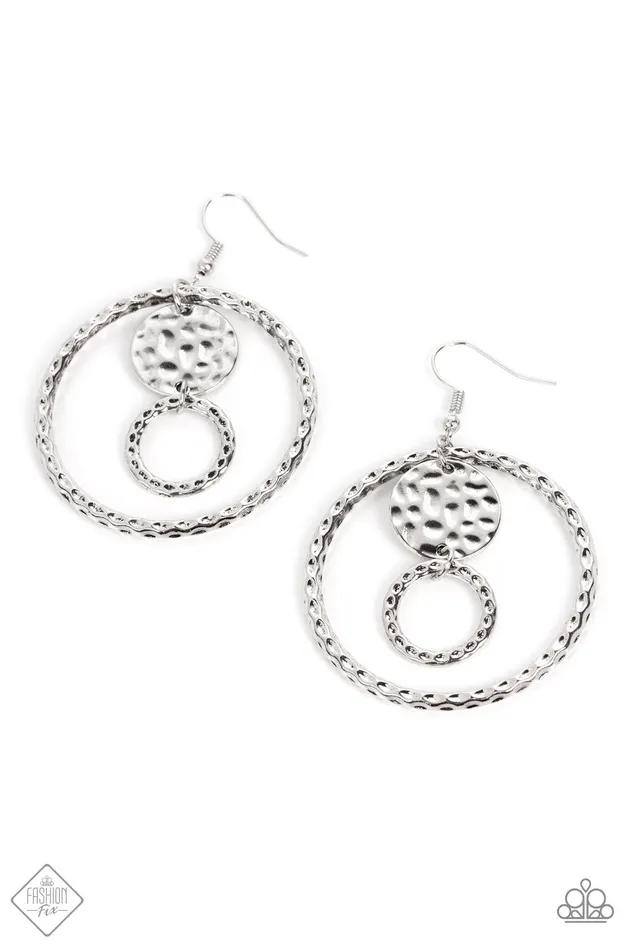 Paparazzi Accessories Mojave Metal Art Silver Rings