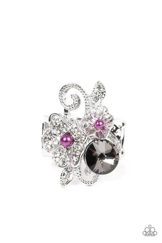 Paparazzi Accessories Necklaces Bucketful of Bouquets Purple