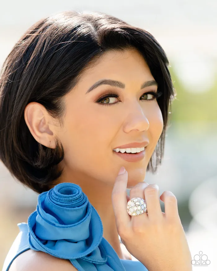 Paparazzi Accessories Rings BLING Loud and Proud White