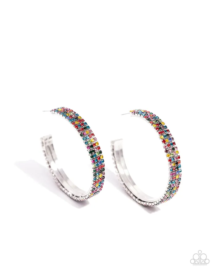 Paparazzi Accessories Stacked Symmetry Multi Earrings