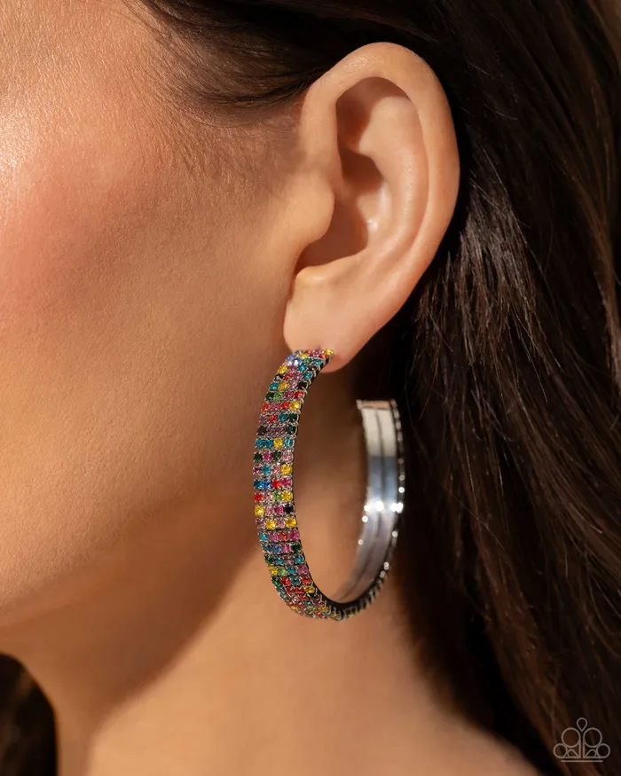 Paparazzi Accessories Stacked Symmetry Multi Earrings