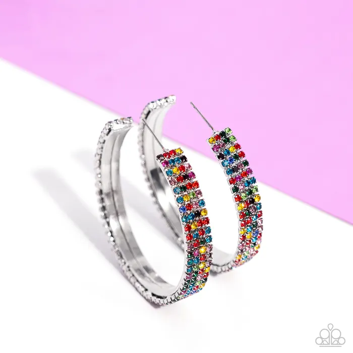 Paparazzi Accessories Stacked Symmetry Multi Earrings