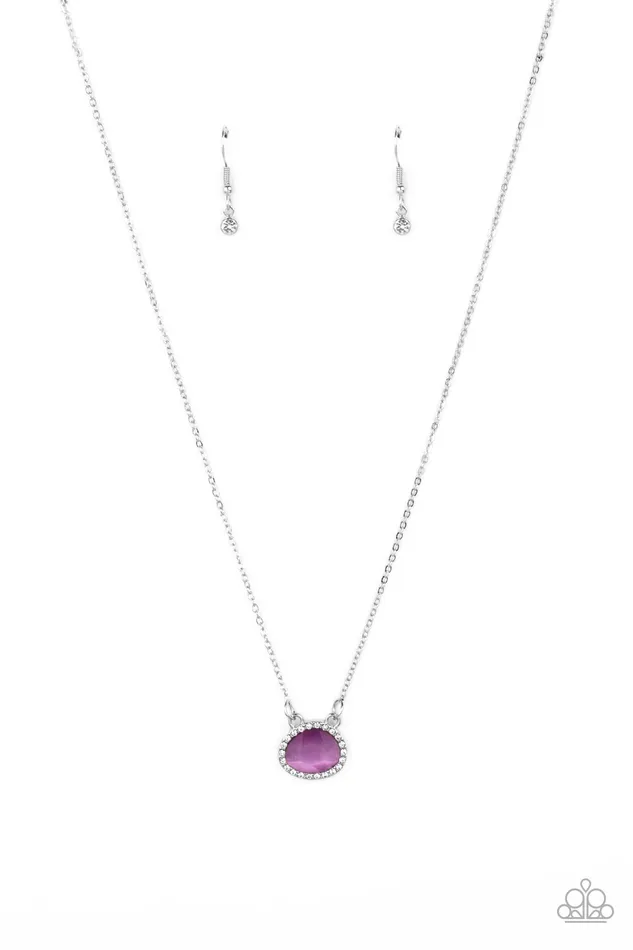 Paparazzi Accessories Treasure Me Always Purple Necklaces