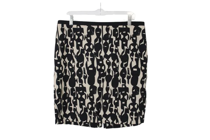 Patterned Stretch Skirt XL Jubilee Thrift Earrings