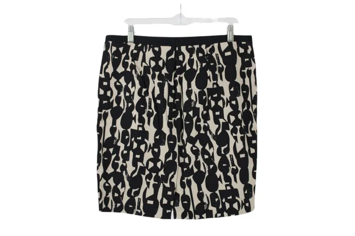 Patterned Stretch Skirt XL Jubilee Thrift Earrings