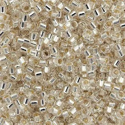 Peppy Beads DB0041 Silver Lined Crystal Miyuki Delica 110 Rings