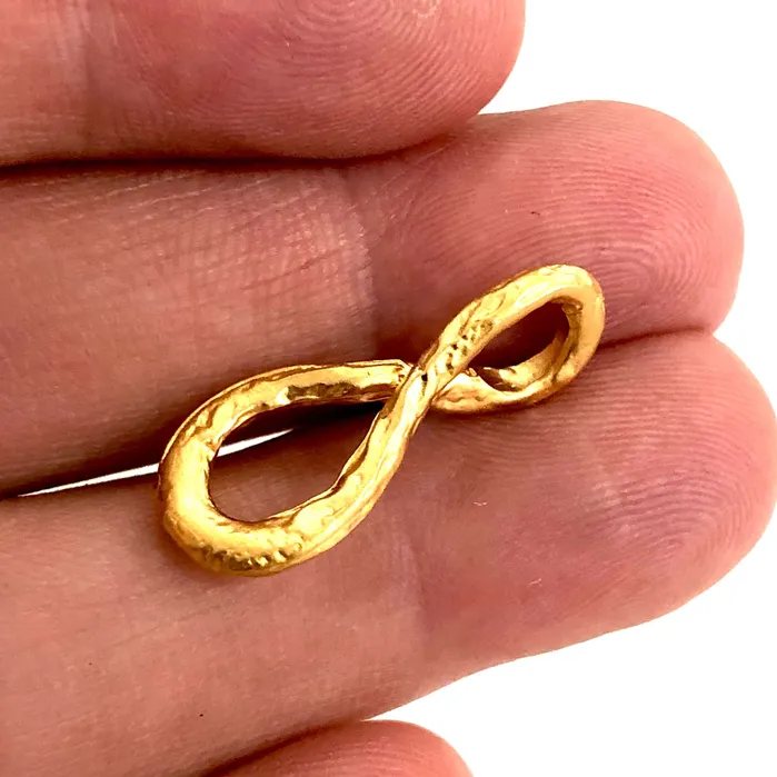 Peppy Beads Earrings 24Kt Matte Gold Plated Connector Charms 27mm Gold Connector Charms 2 Pcs in a Pack Peppy Beads Earrings 24Kt Matte Gold Plated Connector Charms 27mm Gold Connector Charms 2 Pcs in a Pack