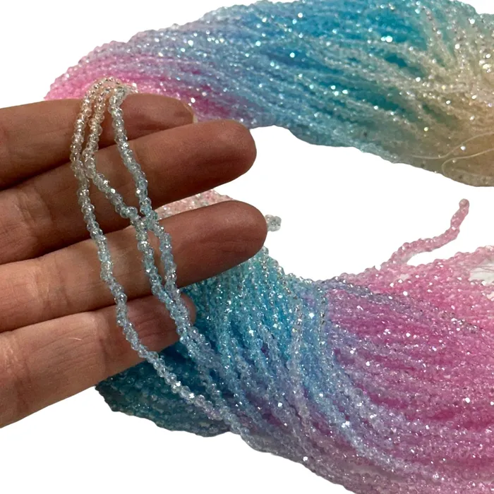 Peppy Beads Earrings 2mm Crystal rondelle beads strand 170 pcs PBC2C99