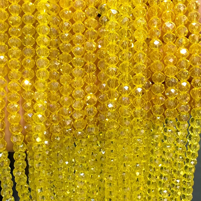 Peppy Beads Earrings Crystal faceted rondelle 6mm Beads PBC6C23