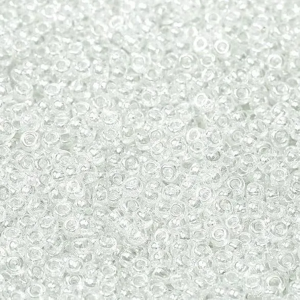 Peppy Beads Earrings Miyuki Seed Beads 110 Crystal Lustered 0160NEW