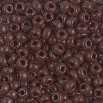 Peppy Beads Earrings Miyuki Seed Beads 60 Opaque Chocolate 0409