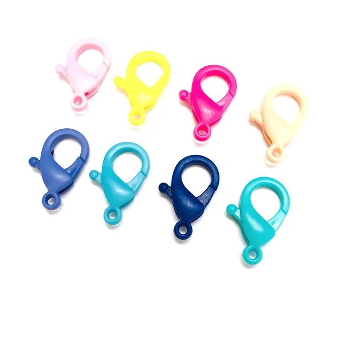 Peppy Beads Earrings Red Lobster Clasps Acrylic Clasp Eye Glass Holder Clasp Phone Chain Clasp 5 pcs in a pack
