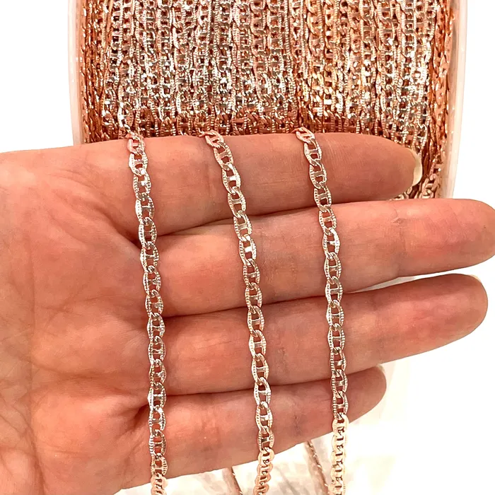 Peppy Beads Earrings Rose Gold Plated Brass Soldered Chain35mm Gold Plated Chain Peppy Beads Earrings Rose Gold Plated Brass Soldered Chain35mm Gold Plated Chain