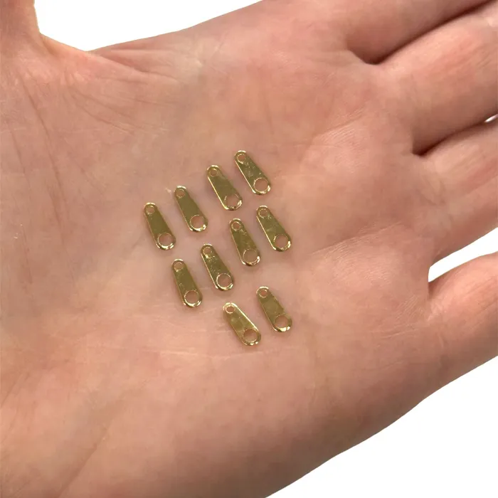 Peppy Beads Necklaces 24Kt Gold Plated end Tags Necklace end tags chain connectors 25 pcs in a pack Peppy Beads Necklaces 24Kt Gold Plated end Tags Necklace end tags chain connectors 25 pcs in a pack