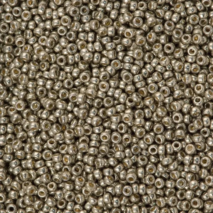 Peppy Beads Necklaces Miyuki Seed Beads 110 Duracoat Galvanized Light Smoky Pewter 4221NEW Peppy Beads Necklaces Miyuki Seed Beads 110 Duracoat Galvanized Light Smoky Pewter 4221NEW