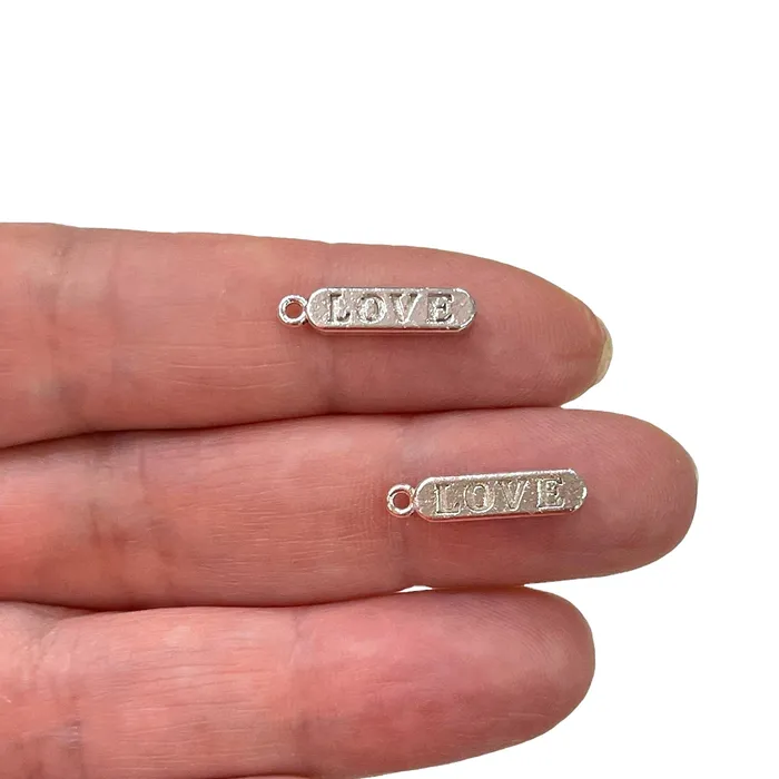 Peppy Beads Necklaces Silver Plated Brass Pill Bar Words Pendant Words Charms Love Chill HopeHappy Mom Charms Peppy Beads Necklaces Silver Plated Brass Pill Bar Words Pendant Words Charms Love Chill HopeHappy Mom Charms