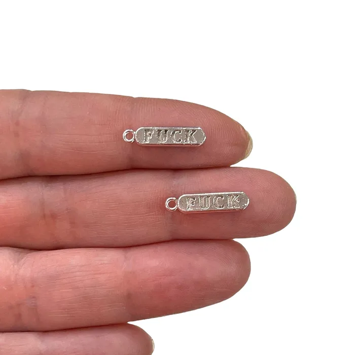 Peppy Beads Necklaces Silver Plated Brass Pill Bar Words Pendant Words Charms Love Chill HopeHappy Mom Charms Peppy Beads Necklaces Silver Plated Brass Pill Bar Words Pendant Words Charms Love Chill HopeHappy Mom Charms