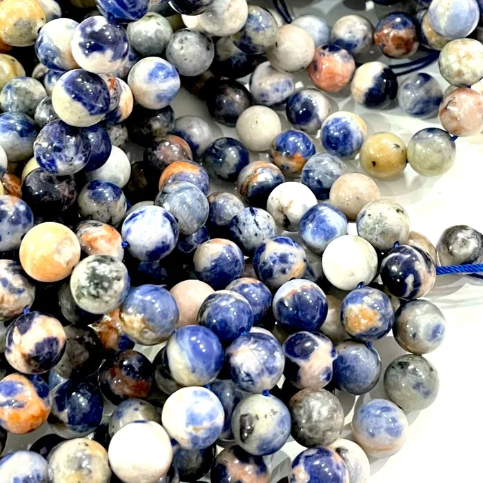 Peppy Beads Rings Sodalite8mm Round Beads 1 Strand Round Beads Natural Stone BeadsPolished sodalite beads Wholesale Beads Peppy Beads Rings Sodalite8mm Round Beads 1 Strand Round Beads Natural Stone BeadsPolished sodalite beads Wholesale Beads