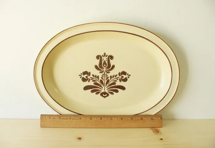 Pfaltzgraff Earrings Pfaltzgraff Village 616 Stoneware Large Serving Platter